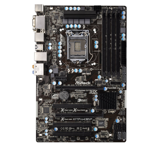 Asrock H77 Pro4/MVP Motherboard