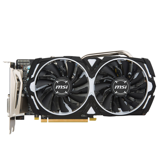 MSI RX 470 ARMOR OC Graphics Card - 4GB