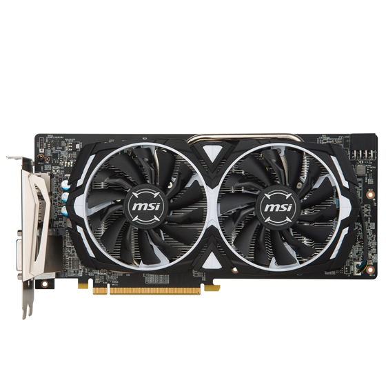 MSI RX 480 ARMOR OC Graphics Card - 8GB