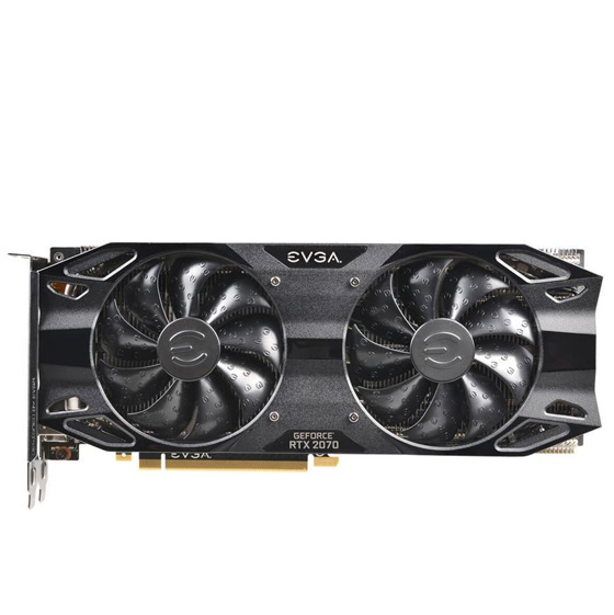 EVGA GeForce RTX 2070 XC BLACK EDITION GAMING 8G Graphics Card - 8GB