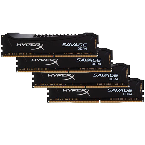 KingSton HyperX SAVAGE DDR4 16GB 4GBx4 2800Mhz CL14 Desktop RAM