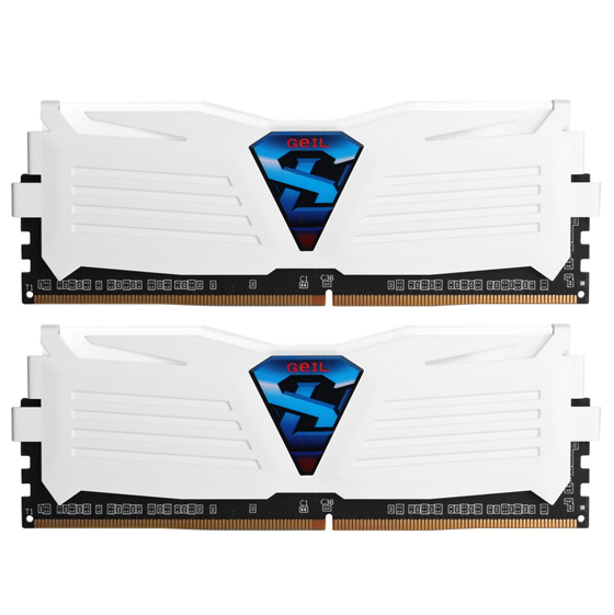 Geil Super Luce DDR4 3200 CL16 White Edition Desktop RAM - 16GB
