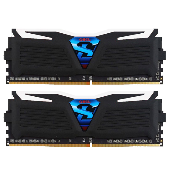 Geil Super Luce DDR4 2400Mhz CL14 Dual Channel Black Edition Desktop RAM - 32GB