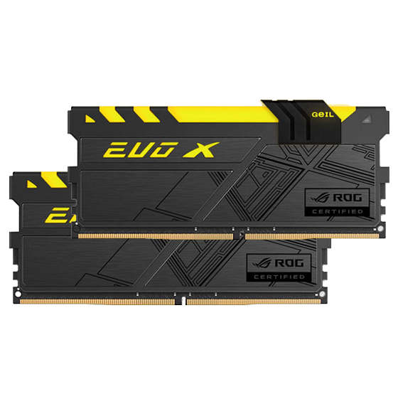 GEIL EVO X ROG-CERTIFIED RGB DDR4 3000Mhz CL15 Desktop RAM - 16GB