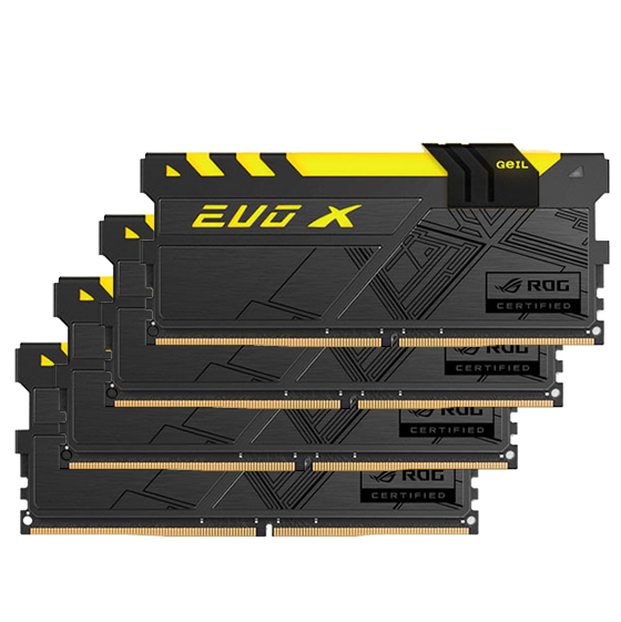 GEIL EVO X ROG-CERTIFIED RGB DDR4 3000Mhz CL15 Desktop RAM - 32GB