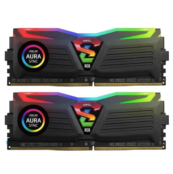 GEIL Super Luce RGB DDR4 2666MHz CL16 Dual Channel Desktop RAM - 16GB
