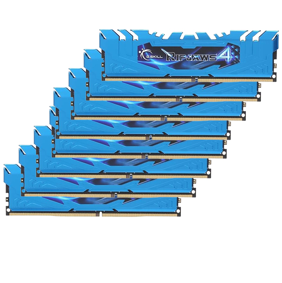G.SKILL Ripjaws 4 DDR4 3000MHz CL15 Quad Channel Desktop RAM - 32GB
