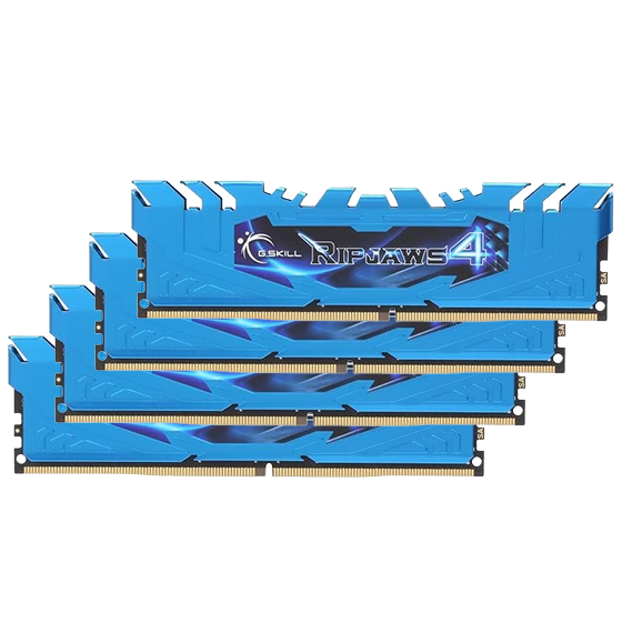 G.SKILL Ripjaws 4 DDR4 3000MHz CL15 Quad Channel Desktop RAM - 16GB