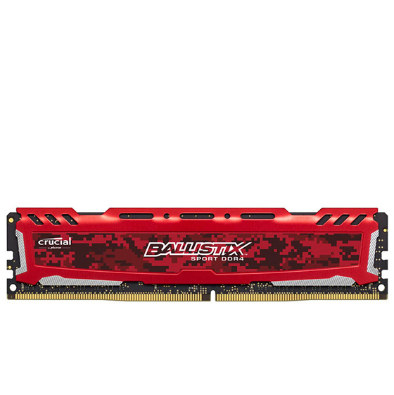 Crucial Ballistix Sport LT DDR4 2400MHz CL16 Single Channel Desktop RAM - 4GB