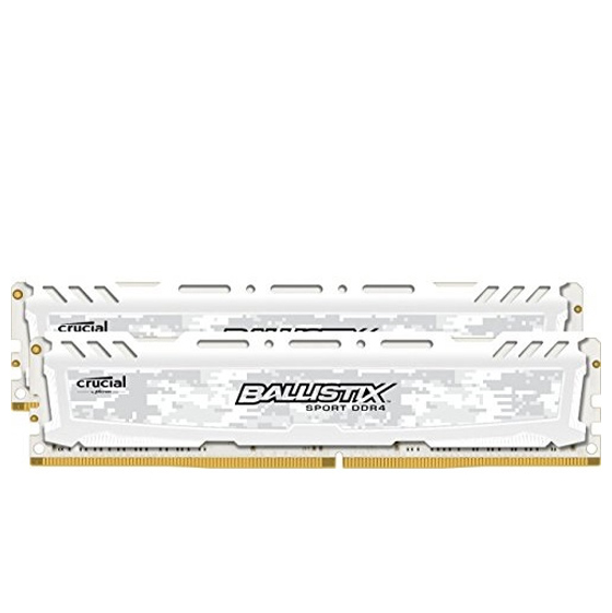 Crucial Ballistix Sport LT DDR4 2400MHz CL16 Dual Channel Desktop RAM - 8GB