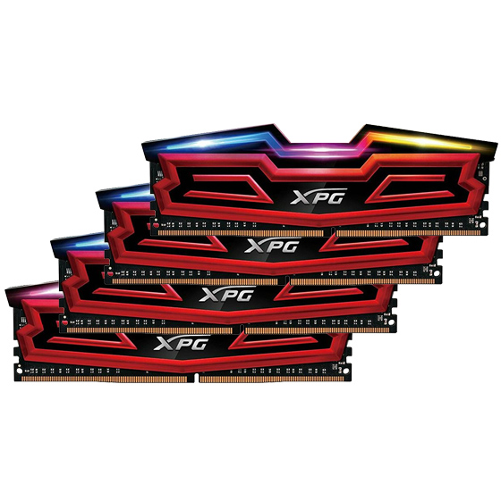 ADATA SPECTRIX D40 RGB DDR4 2800MHz CL16 Quad Channel Desktop RAM - 32GB