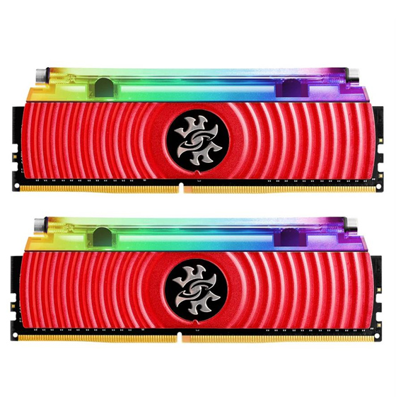 ADATA SPECTRIX D80 RGB Liquid Cooling DDR4 4133MHz CL19 Dual Channel Desktop RAM - 16GB