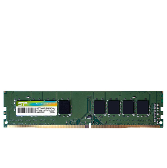 Silicon Power DDR4 Single Channel 2400MHz CL17 Desktop RAM - 4GB
