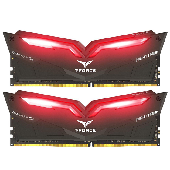 Team Group T-Force Night Hawk DDR4 Dual Channel 3000MHz CL16 Desktop RAM - 16GB