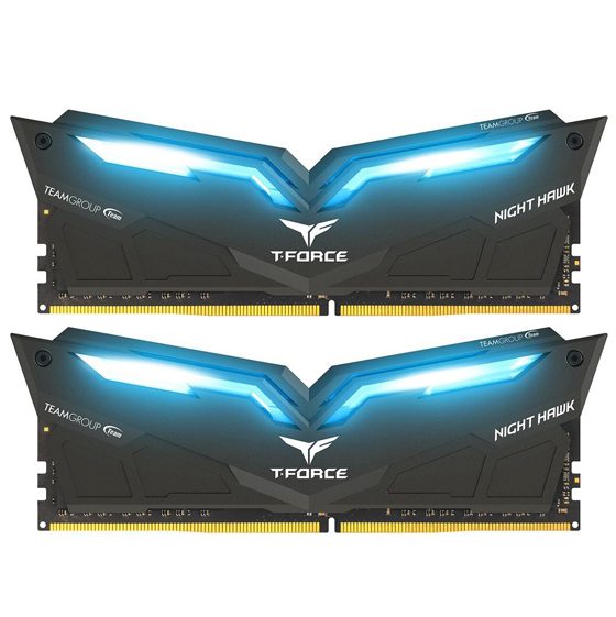 Team Group T-Force Night Hawk DDR4 Dual Channel 3200MHz CL16 Desktop RAM - 32GB