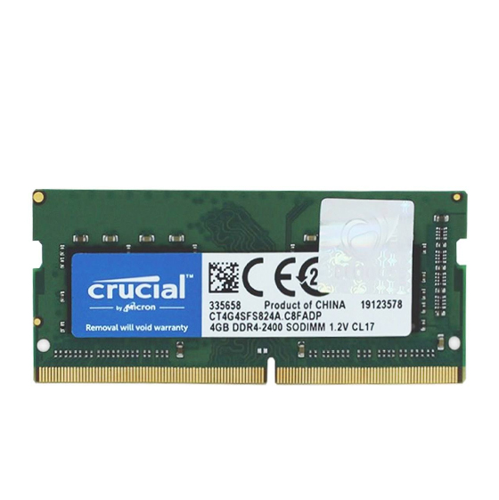 Crucial DDR4 2400MHz Single Channel Laptop RAM - 4GB