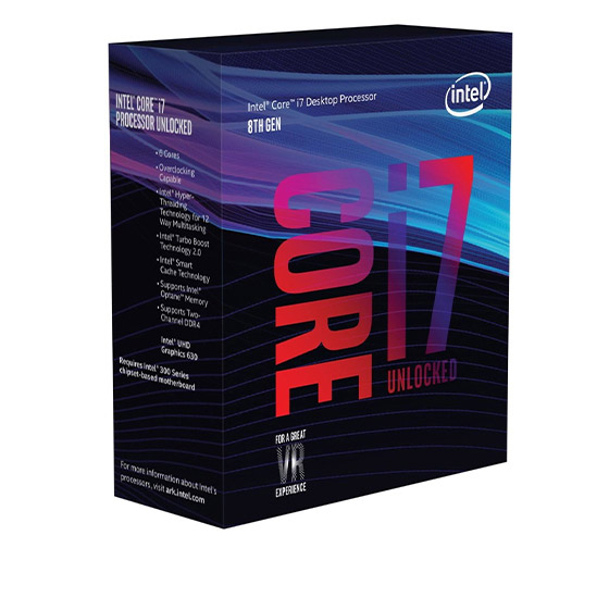 Intel Coffee Lake Core i7-8700K CPU With BOX