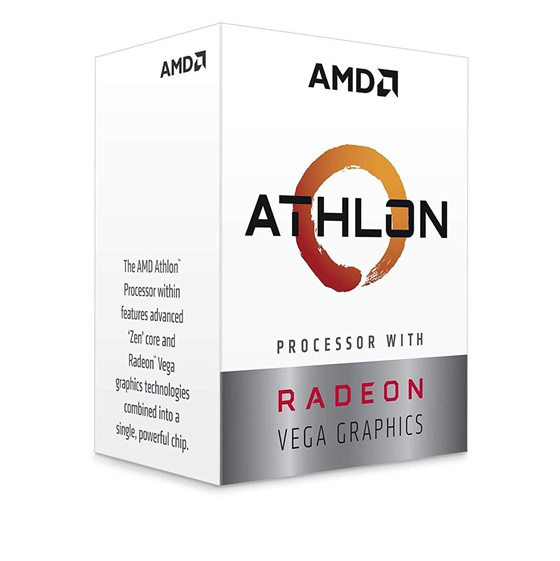 AMD Athlon 200GE CPU with Radeon Vega 3 Graphics