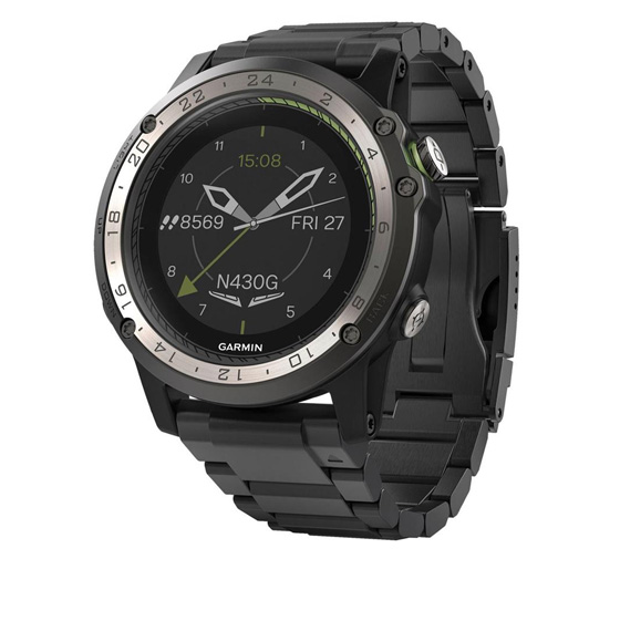 Garmin D2 Charlie Titanium 010-01733-33 Aviator Watch