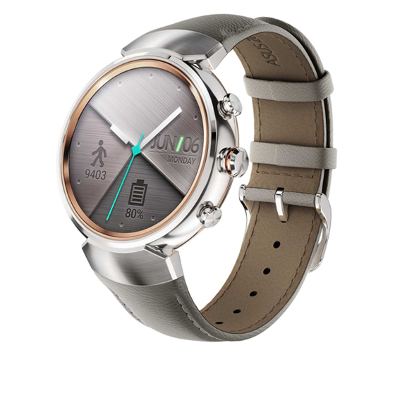 Asus Zenwatch 3 WI503Q Silver With Beige Leather Band