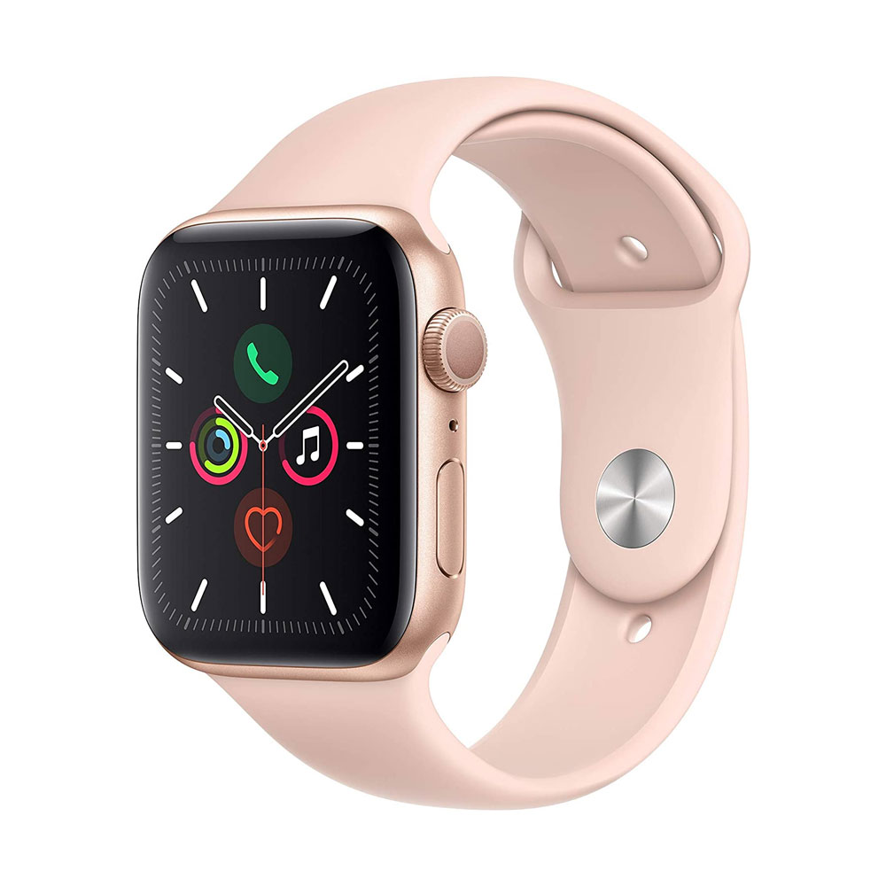 Apple Watch 5 GPS 44mm Gold Aluminum Case With Pink Sand Sport Band