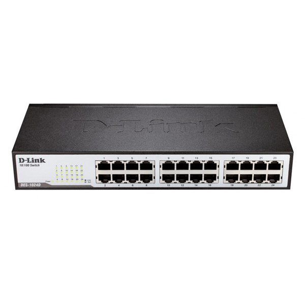 D-Link DES-1024D 24-ports 10/100Mbps Unmanaged Desktop Switch