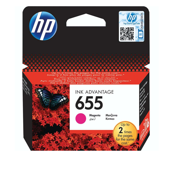 HP 655 Magenta Cartridge