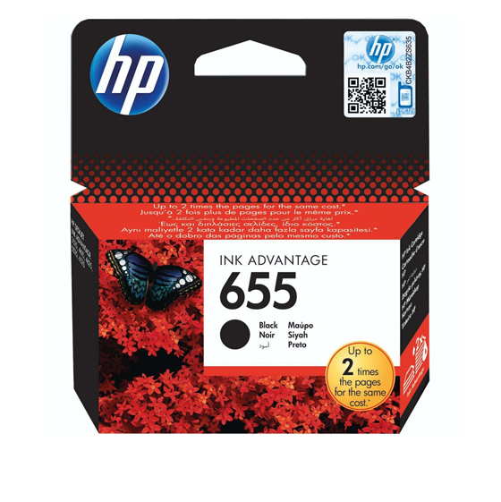 HP 655 Black Cartridge