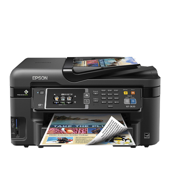 Epson WorkForce WF-3620 Multifunction Inkjet Printer