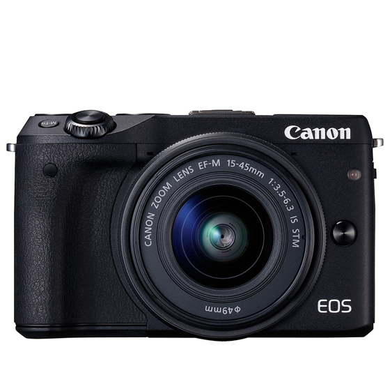 Canon EOS M3 Mirrorless Digital Camera With 15-45mm EF-M Lens