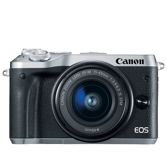 Canon EOS M6 Mirrorless Digital Camera With 15-45mm IS STM Lens
