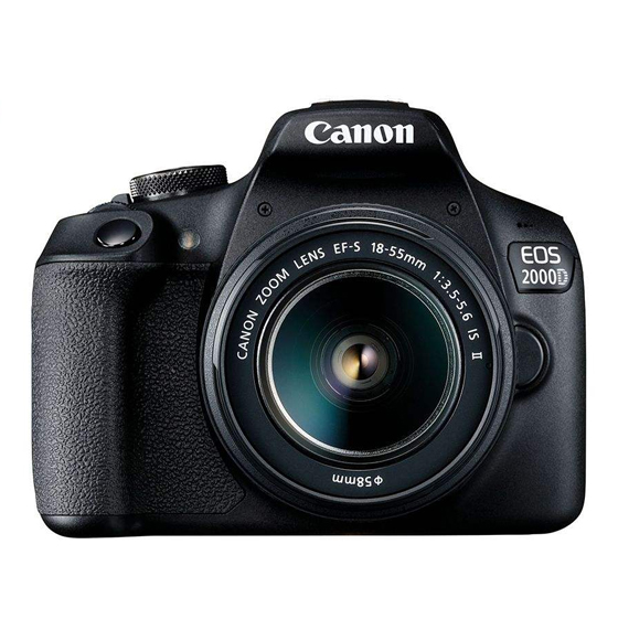 Canon EOS 2000D Digital Camera With kit EF-S 18-55mm IS II Lens