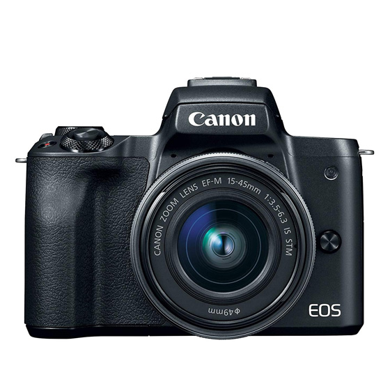Canon EOS M50 Mirrorless Digital Camera With 15-45mm Lens