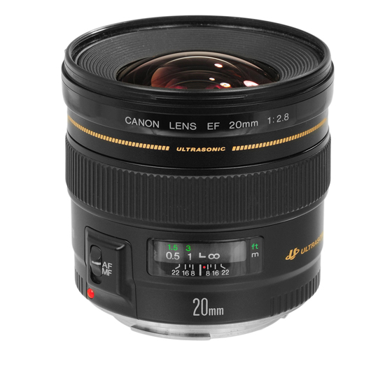 Canon EF 20mm f/2.8 USM Lens