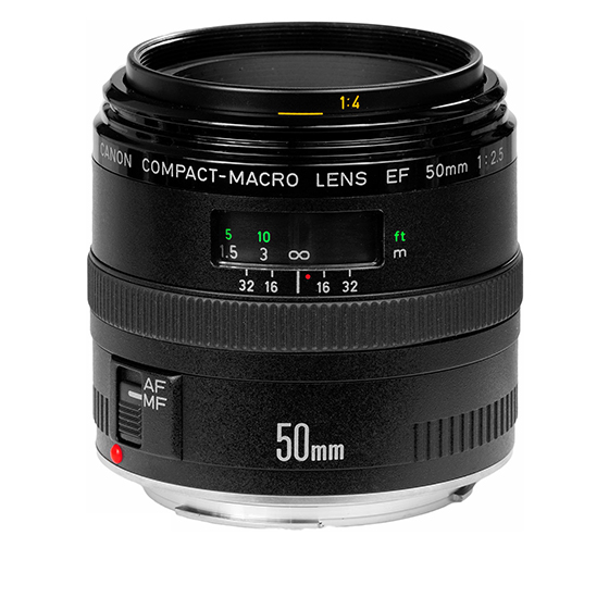Canon EF 50mm f/2.5 Compact Macro Lens