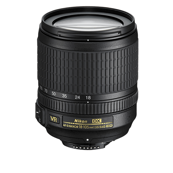 Nikon AF-S DX NIKKOR 18-105mm f/3.5-5.6G ED VR Lens