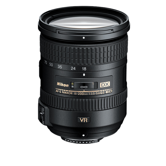 Nikon AF-S DX NIKKOR 18-200mm f/3.5-5.6G ED VR II Lens