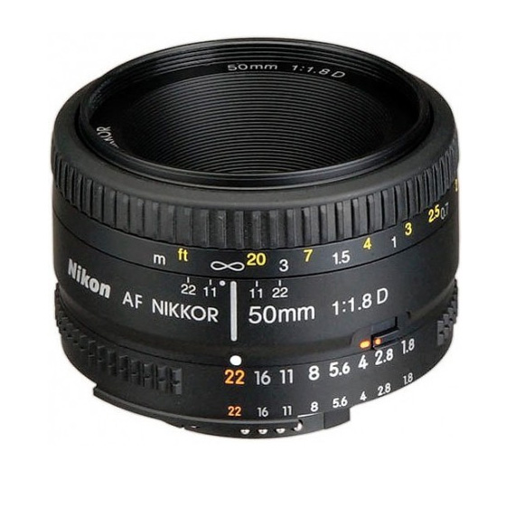 Nikon AF NIKKOR 50mm f/1.8D Lens
