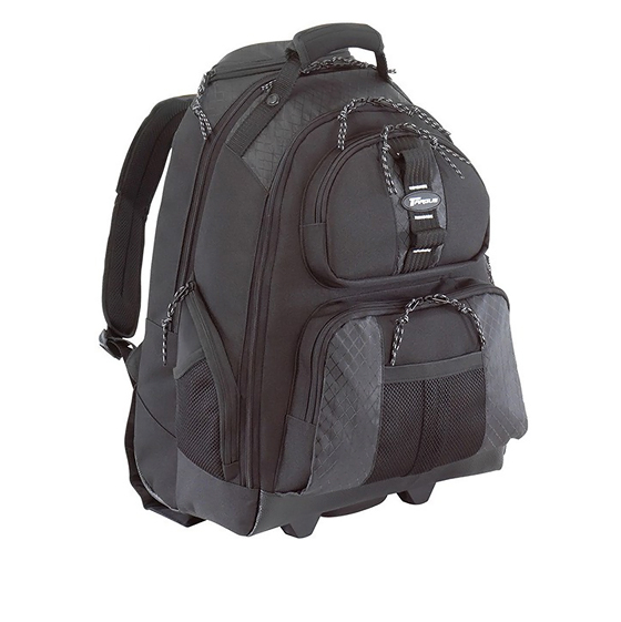 Targus TSB700 Rolling Backpack For 15.6 To 16.4 Inch Laptop