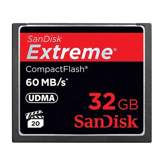 SanDisk Extreme CompactFlash 400X 60MBps - 32GB