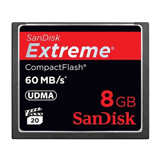 SanDisk Extreme CompactFlash 400X 60MBps - 8GB