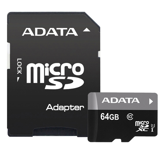 Adata Premier UHS-I U1 Class 10 50MBps microSDXC With Adapter - 64GB