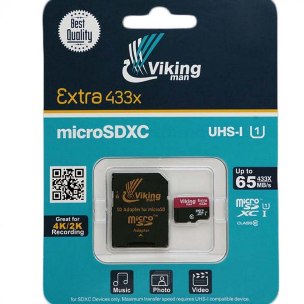 Viking MicroSD Card 8GB U1