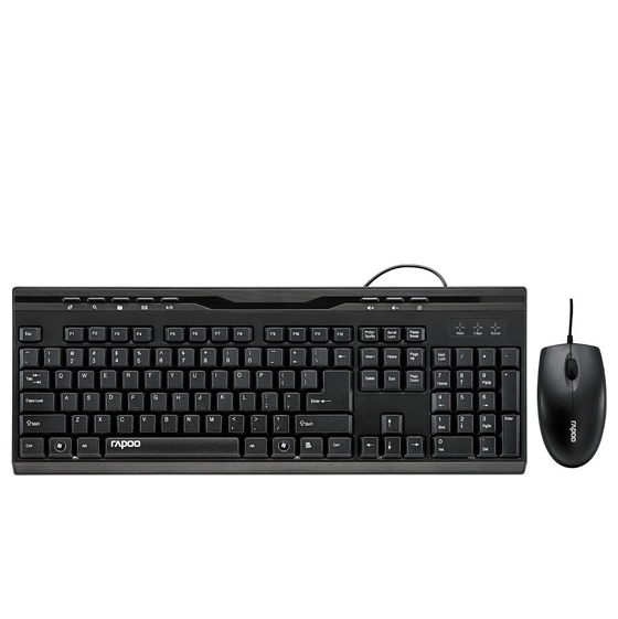 Rapoo NX1710 Keyboard and Mouse With Perisan Letters