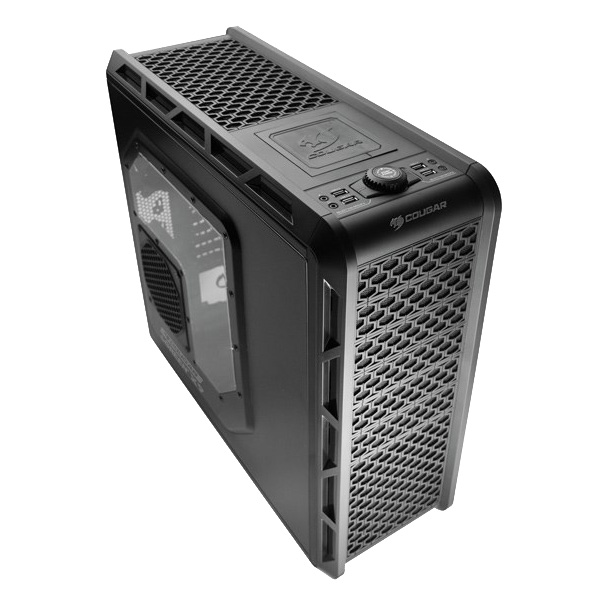 Green X7 Cougar Computer Case