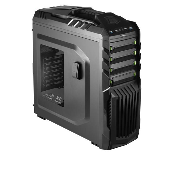 Green X2 Jaguar Computer Case