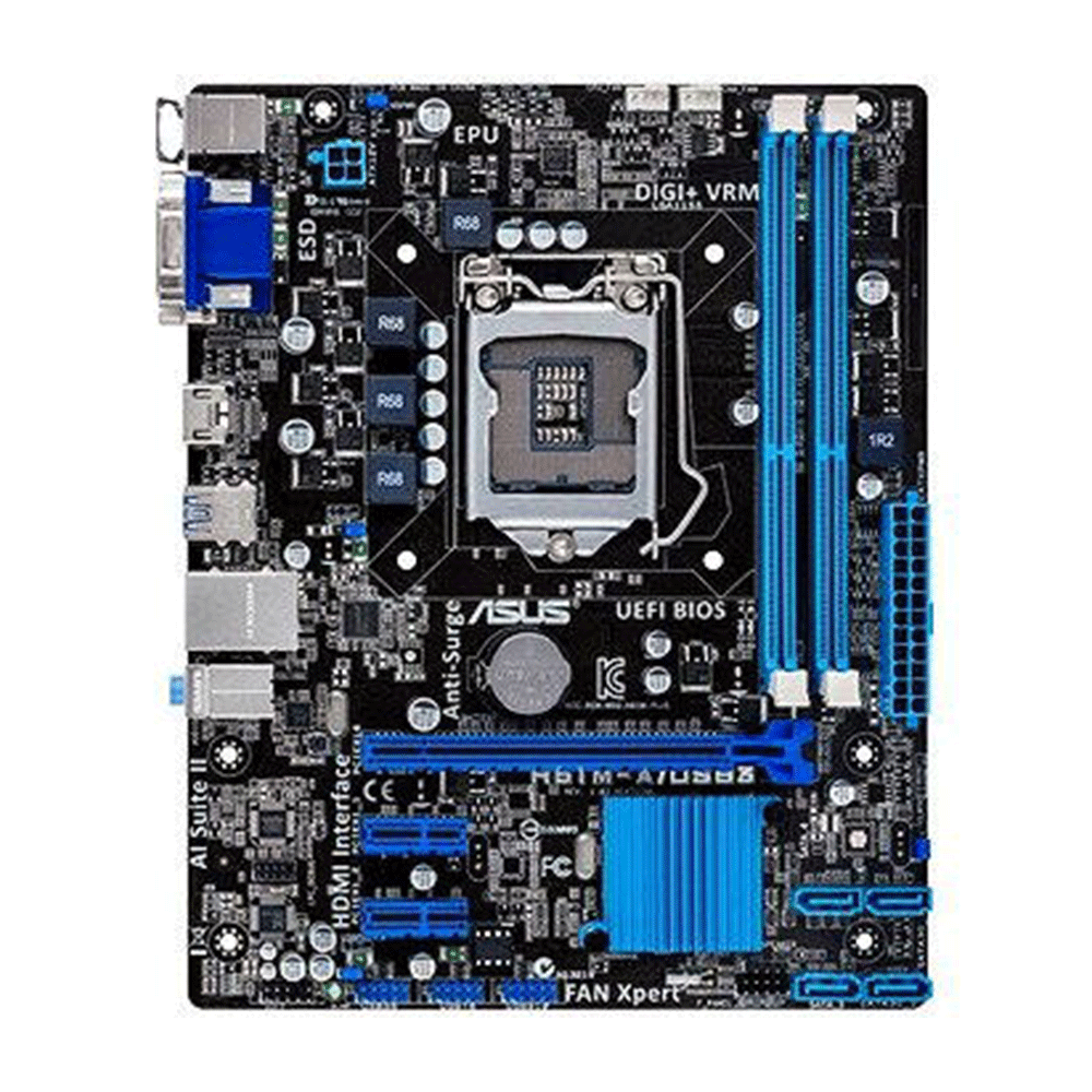 ASUS H61M USB2/USB3 Motherboard Used