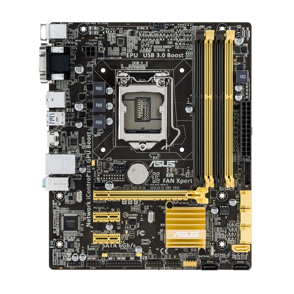 ASUS B85 4Slot Motherboard Used