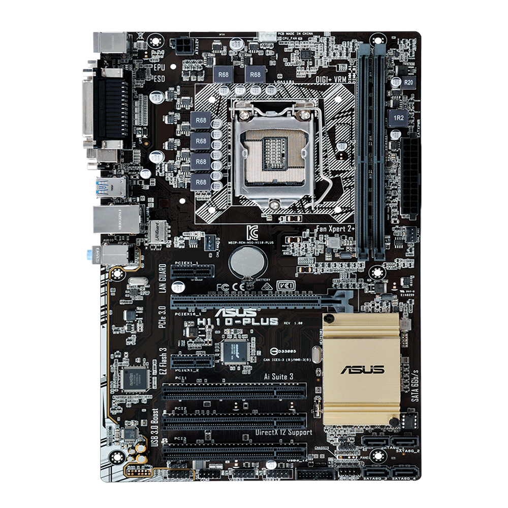 ASUS H110 Plus Motherboard Used