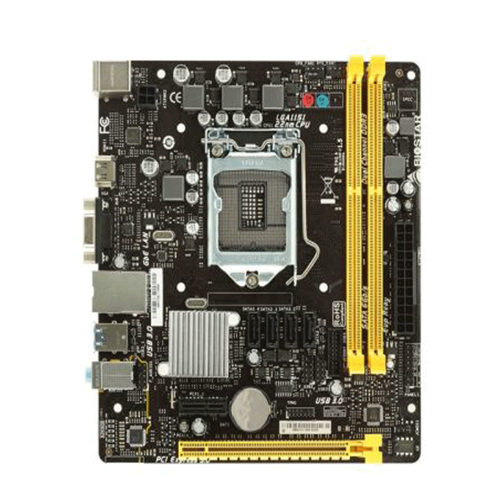 Biostar H110MHV3 Motherboard Used